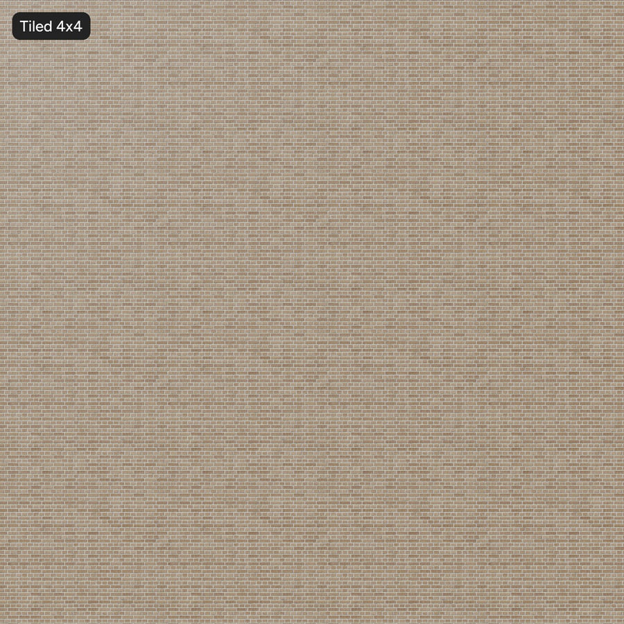 Grooved English Bond Brick Wall Texture, Beige