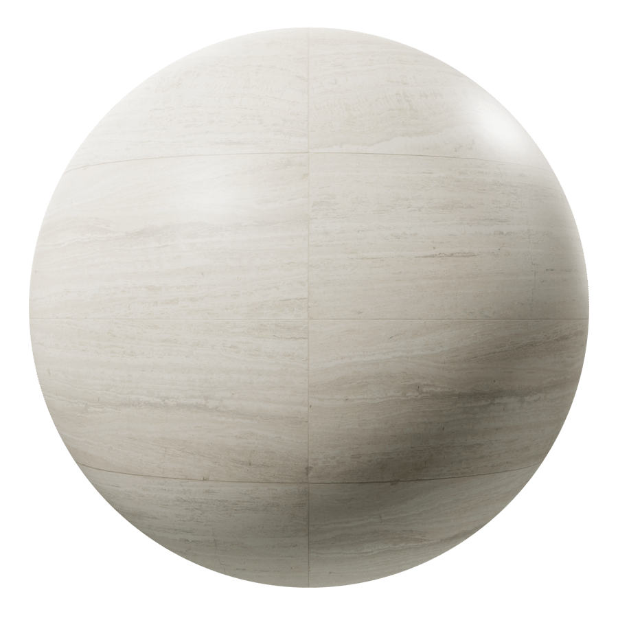 Gạch ốp tường đá travertine đánh bóng, màu trắng