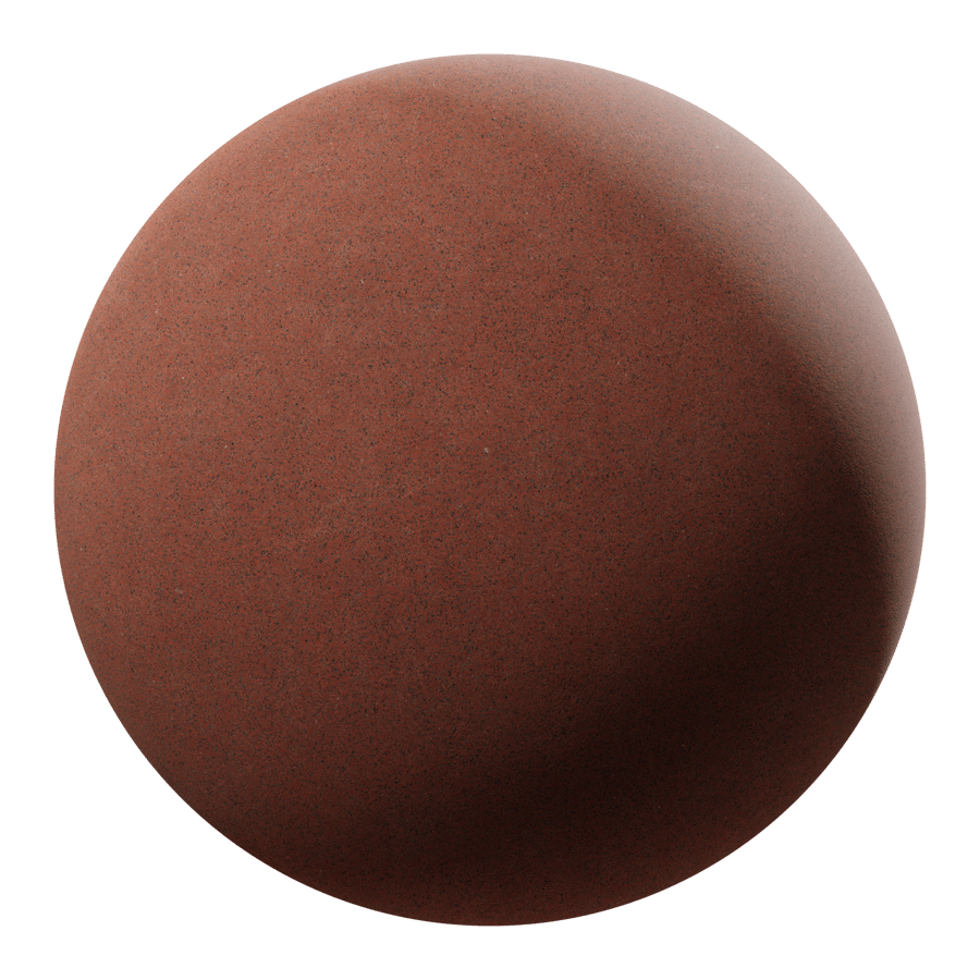 Poured EPDM Rubber Sports Surface Texture, Brick Red