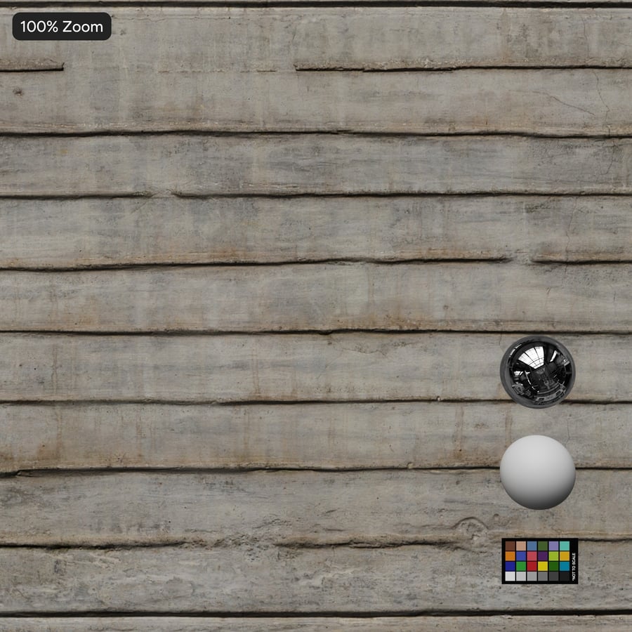 Striped Board Form Concrete Wall Texture