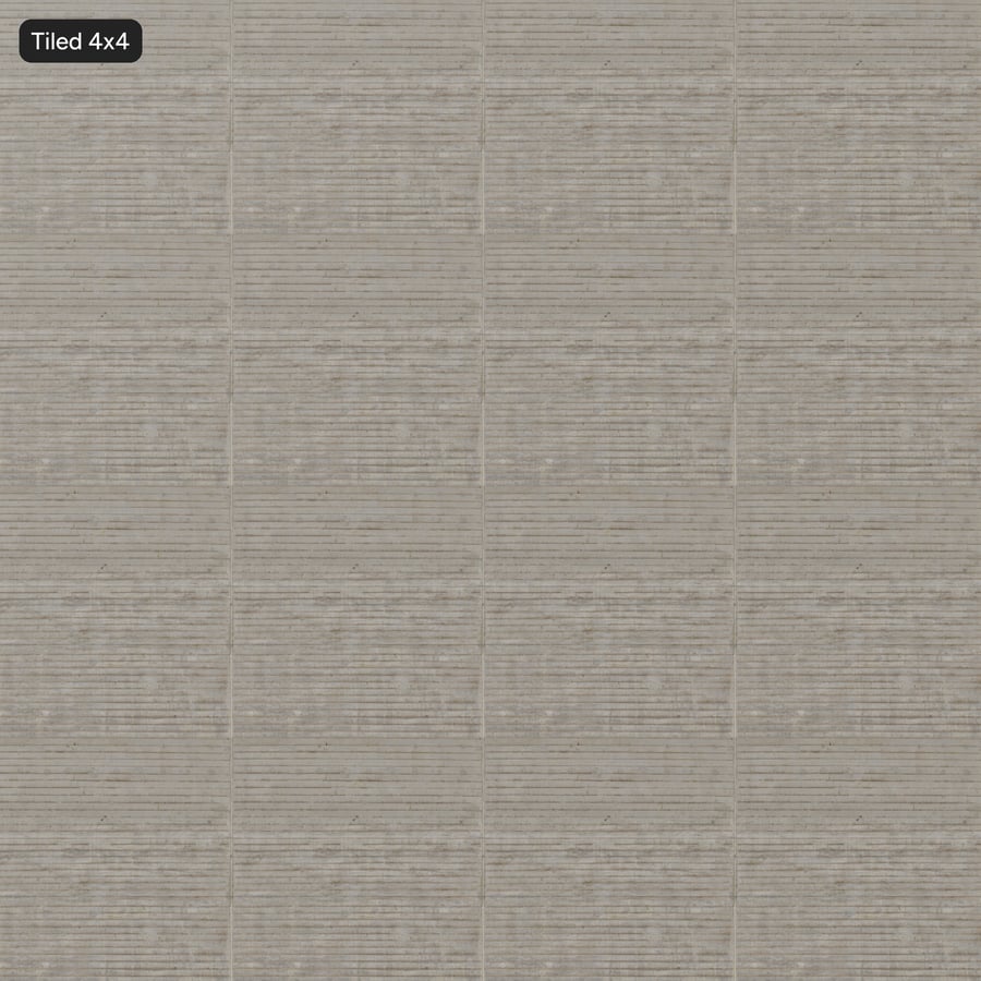 Striped Board Form Concrete Wall Texture