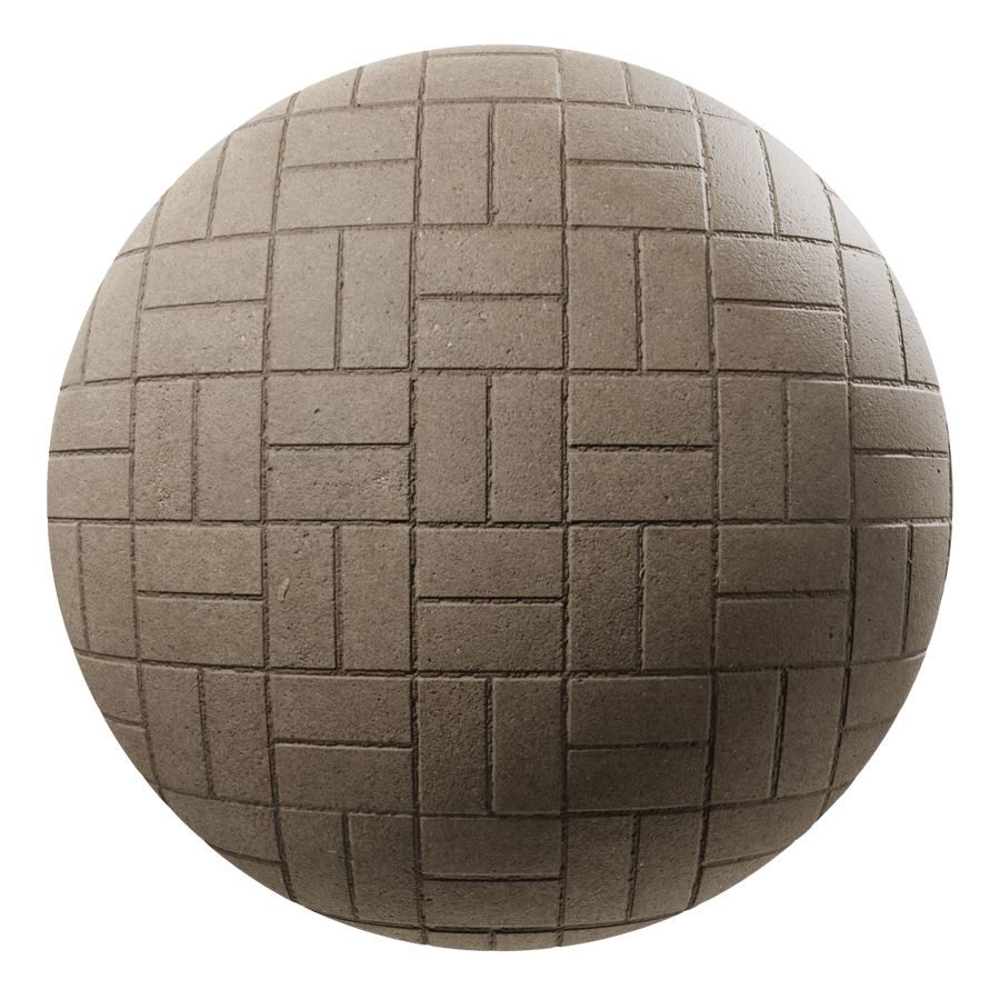 Basketweave Paver Texture, Neutral Beige