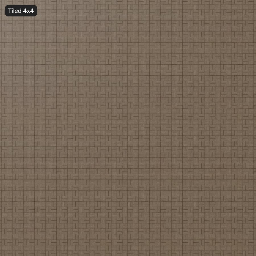 Korbgeflecht Pflasterstein, Neutral Beige