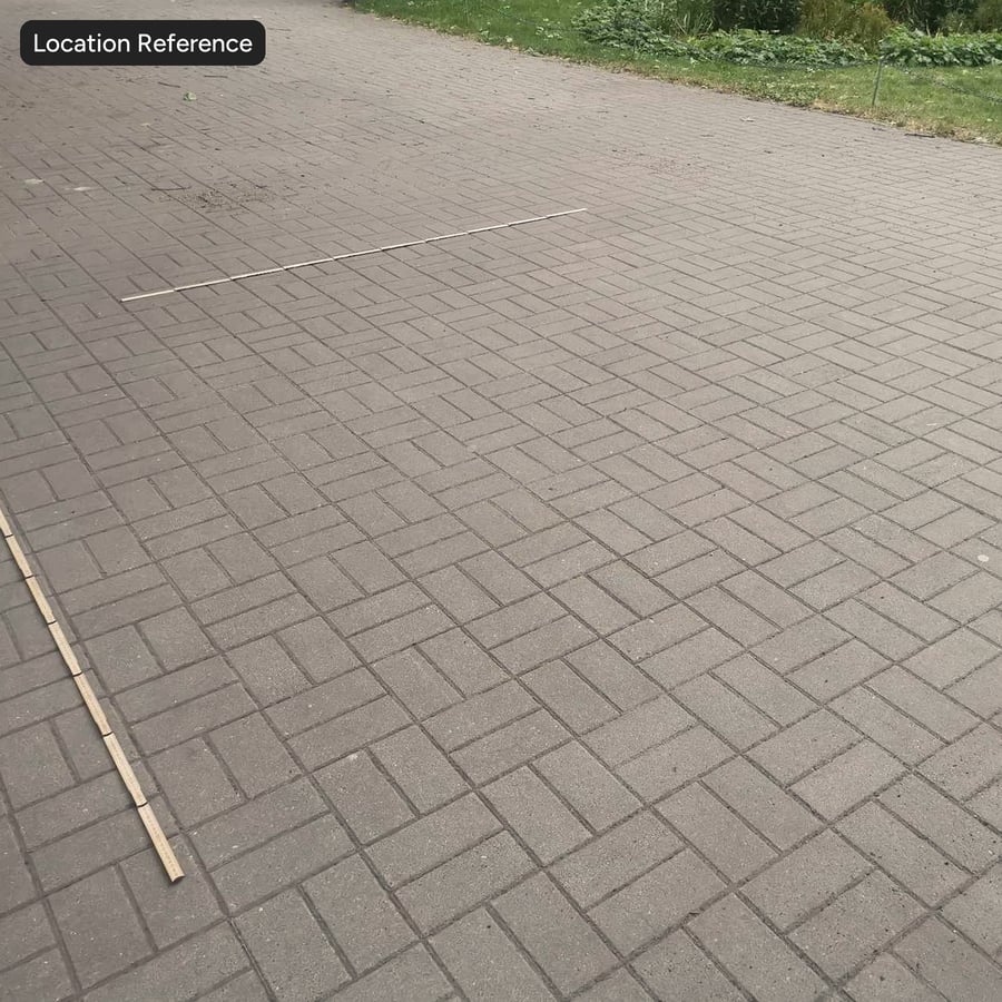 Korbgeflecht Pflasterstein, Neutral Beige