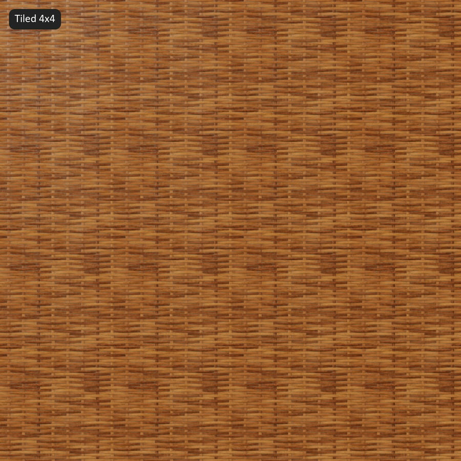 Trama di rattan, naturale