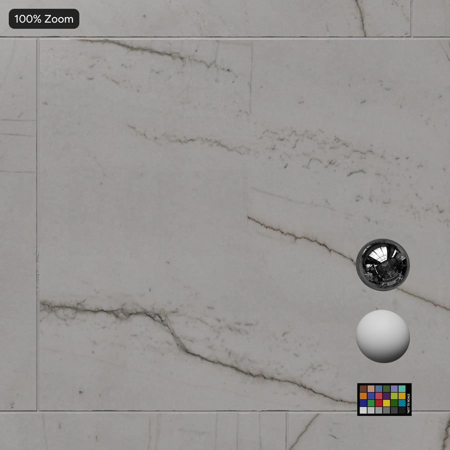 Calacatta Quartzite Running Bond Tile Texture, biela
