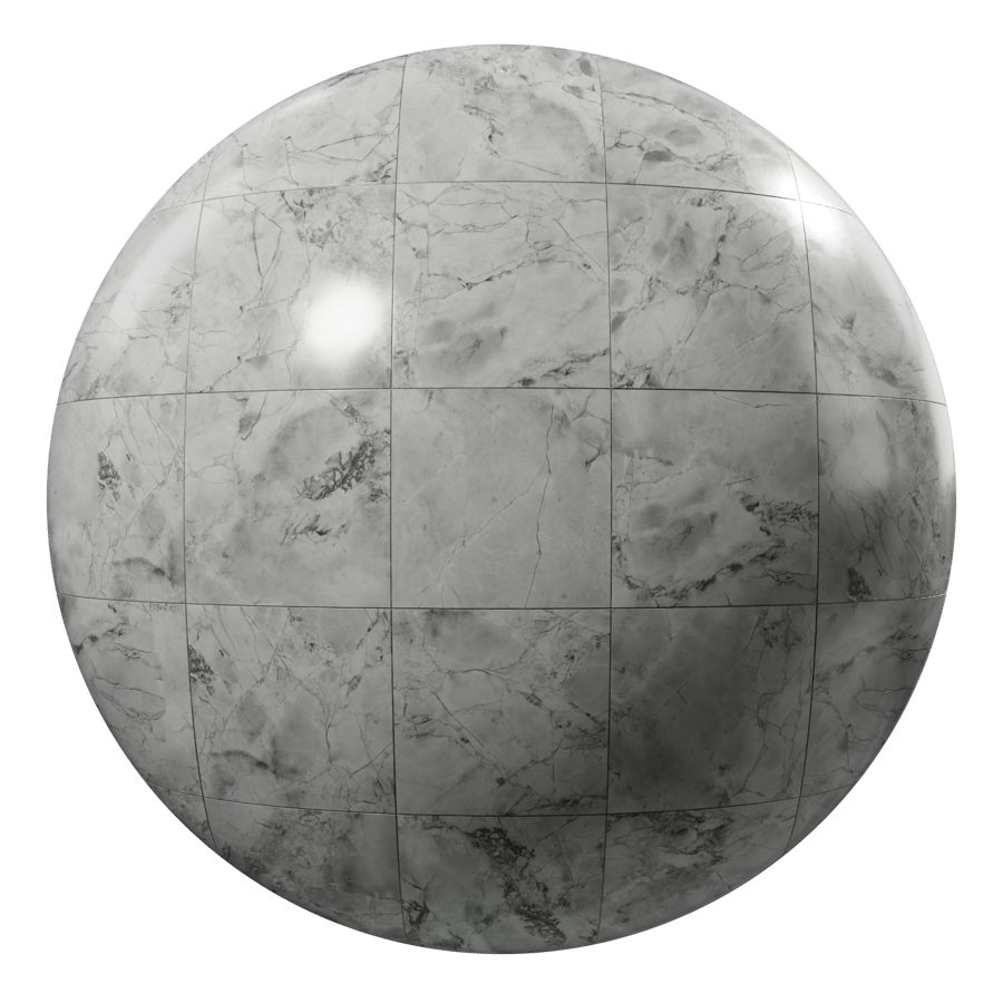 Stacked Statuarietto Marble Tile Texture, Gray