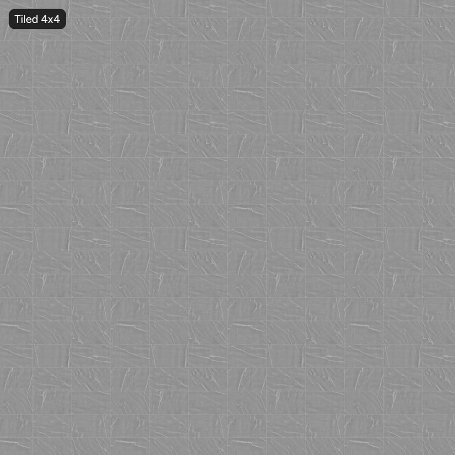 Прямокутна матова плитка з кварциту, сіра