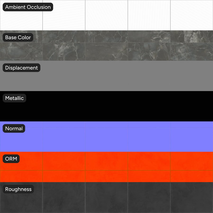 Quadratische Marmorfliese Textur, Grau