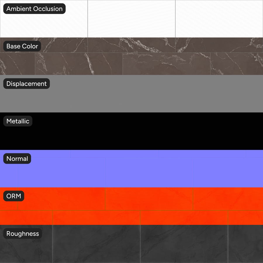Rectangular Offset Quartz Matte Tile Texture, Light Brown