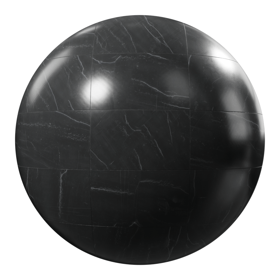 Rectangular Quartzite Tile Texture, Black