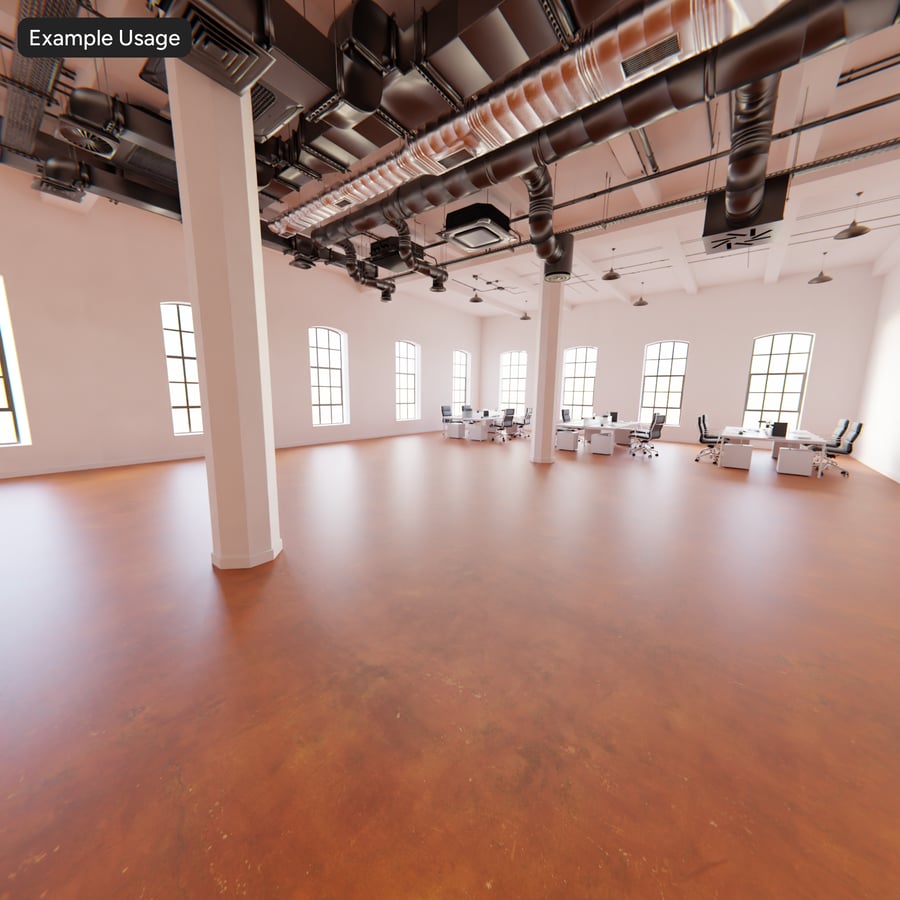 Polished Concrete Floor Texture, Red