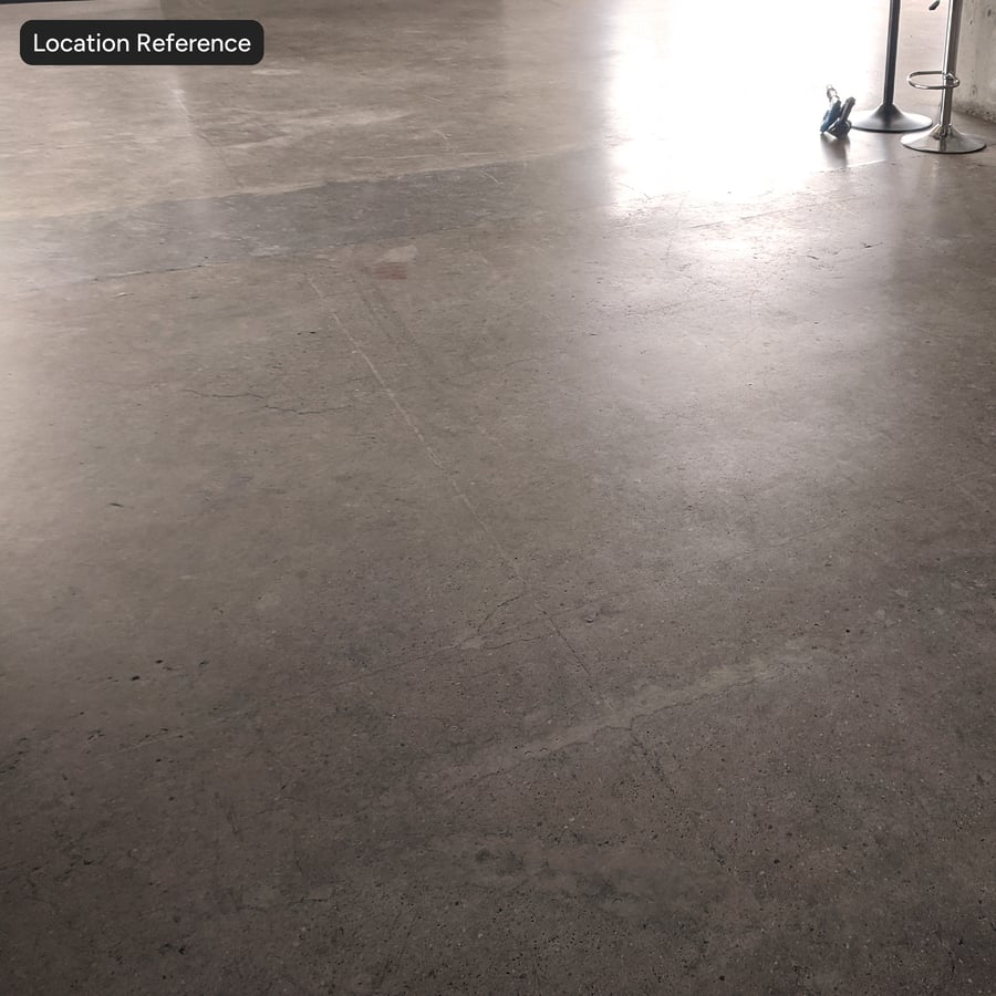 Polished Cast Concrete Floor Texture, Mid Grey