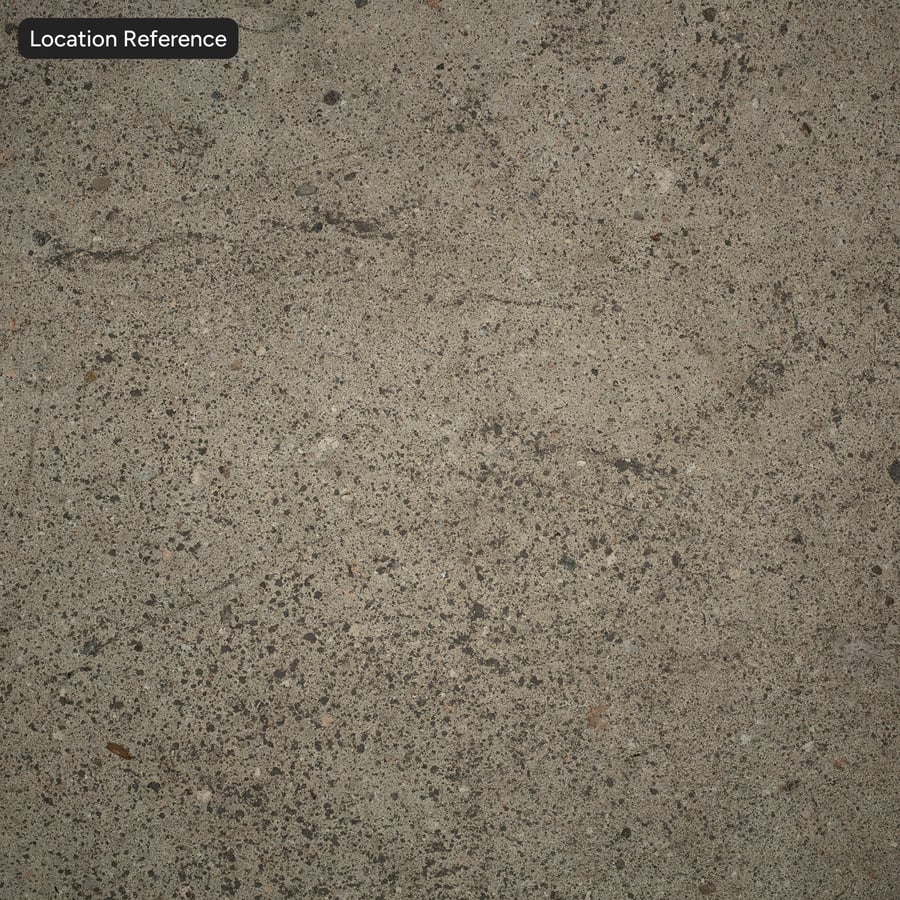 Textura de hormigón con árido visto fino, greige