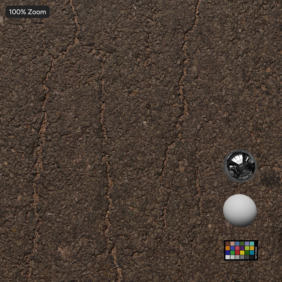 Schmutziger, rissiger Asphalt Textur