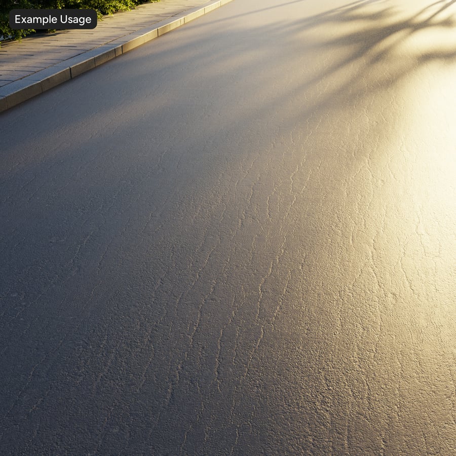 Schmutziger, rissiger Asphalt Textur