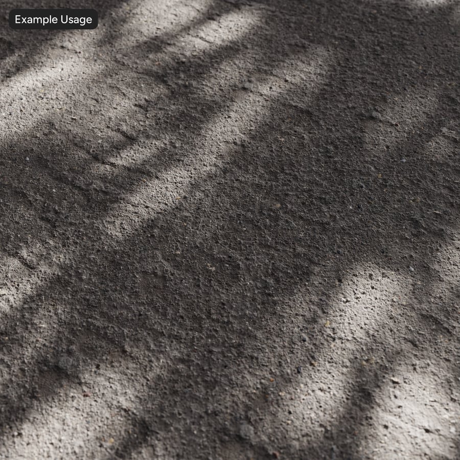 Compacted Gravel Dirt Road Texture, Warm Grey