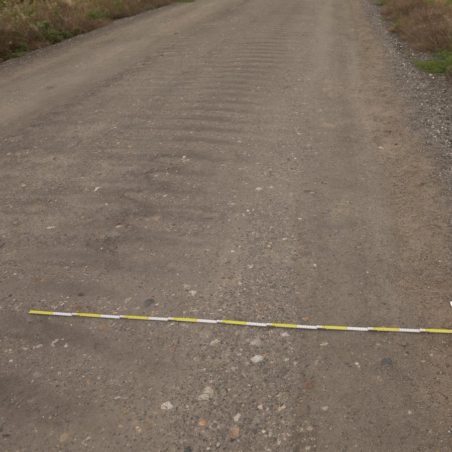 Compacted Gravel Dirt Road Texture, Warm Grey