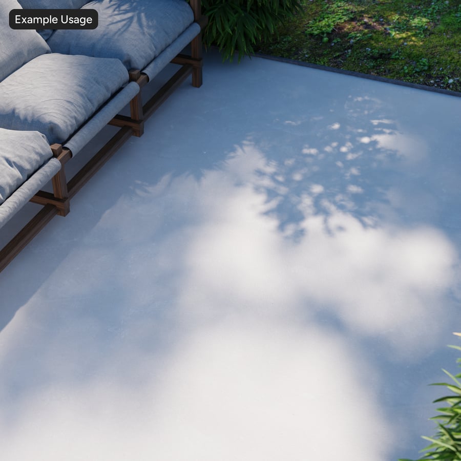 Matte Concrete Floor Texture, White