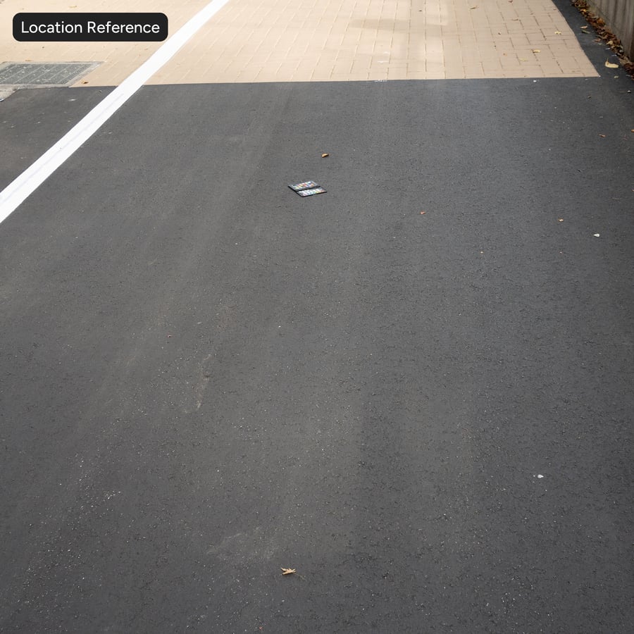 Fine Graded Bituminous Asphalt Texture, Charcoal