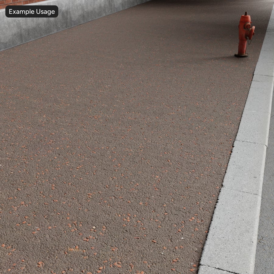 Fine Aggregate Bituminous Asphalt Texture, Brown