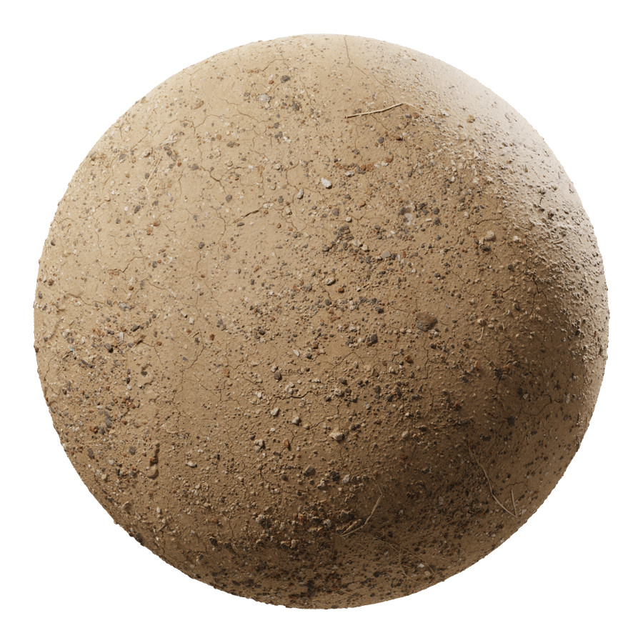 Cracked Dirt Road Texture
