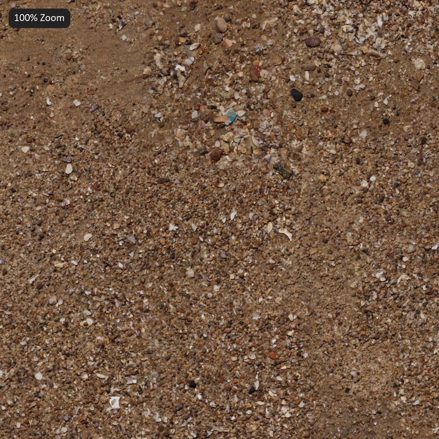 Compacted Sandy Ground Texture, Grey Buff