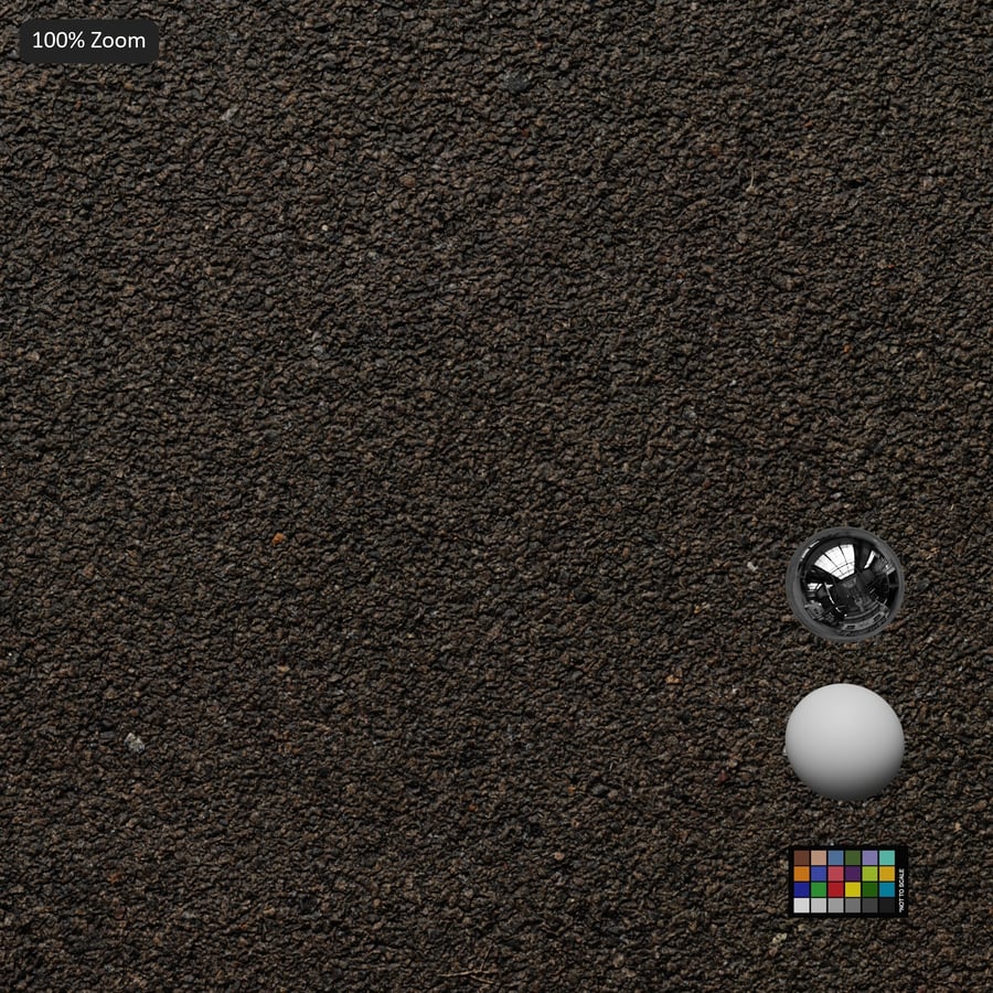 Fine Aggregate Bituminous Asphalt Texture, Dark Grey