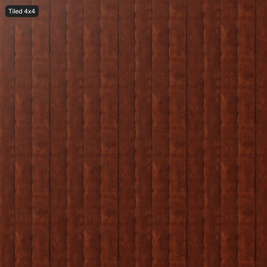 Vertical Weathering Steel Panel Cladding Texture, Rust Orange