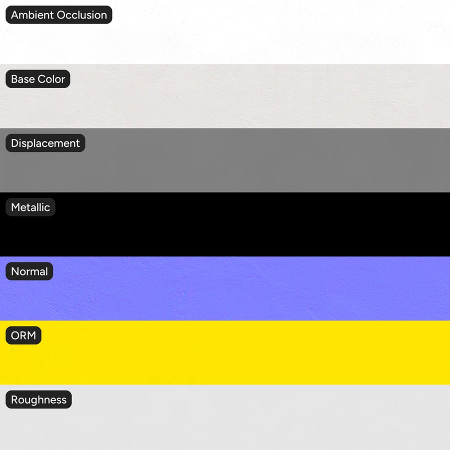 Tekstur Dinding Plester, Putih