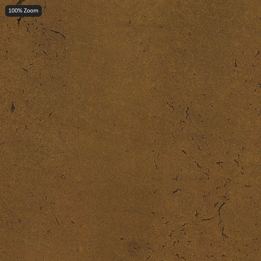 Cracked Matte Concrete Sidewalk Texture, Yellow