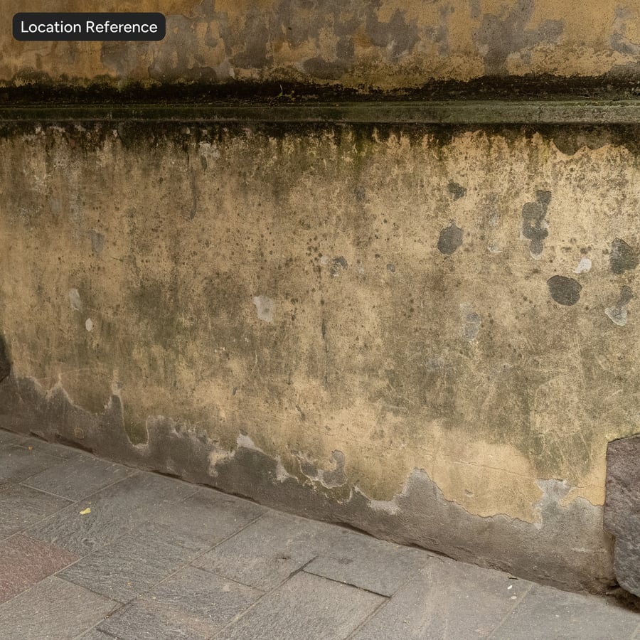 Worn Plaster Texture, Antique Taupe