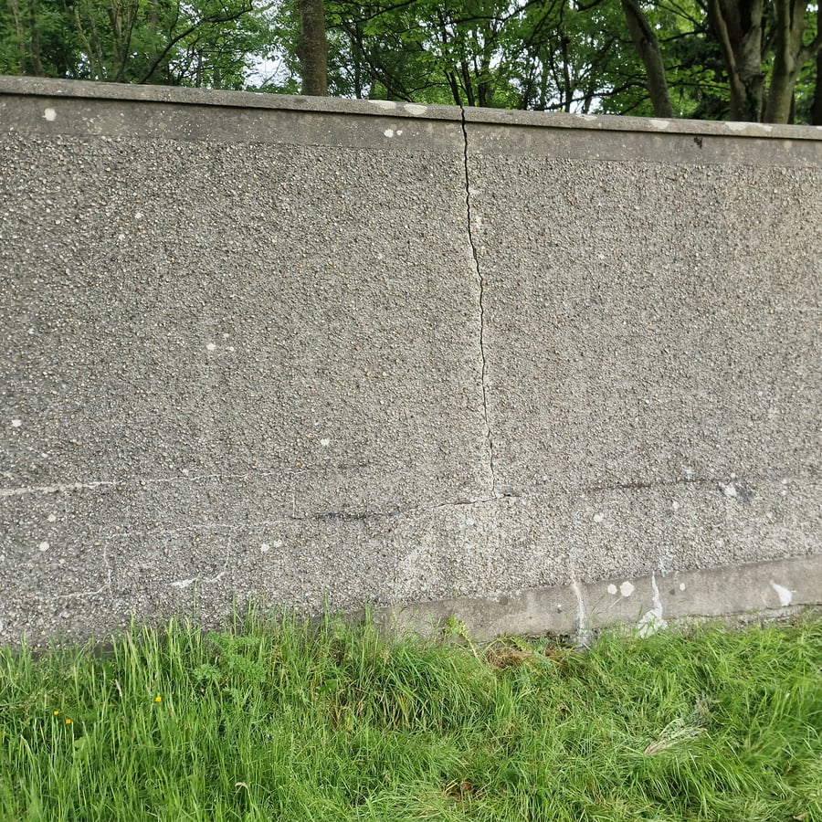 Tekstur Dinding Penahan Beton Agregat, Abu-abu