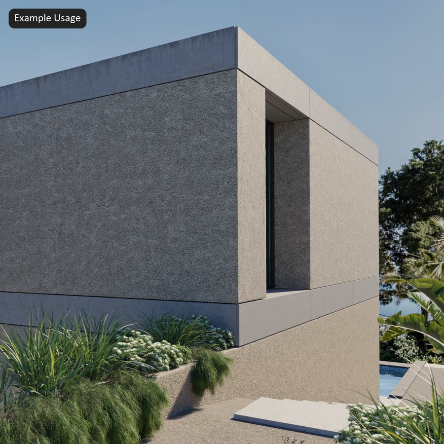 Aggregate Concrete Wall Texture