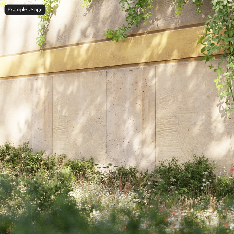 Sandstone and Concrete Trim Texture, Yellow