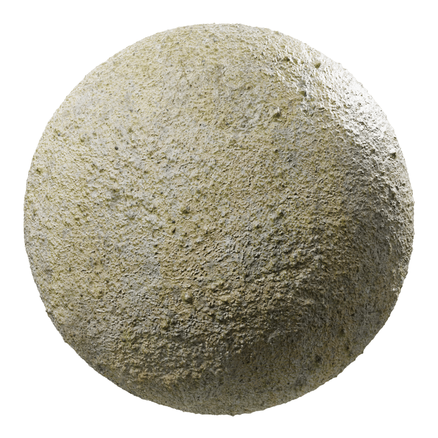 Yellowing Stucco Plaster Texture, Aged Sage