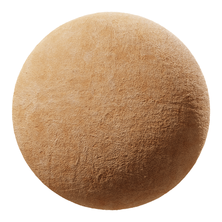 Textura de estuque com espátula, terra de Siena queimada