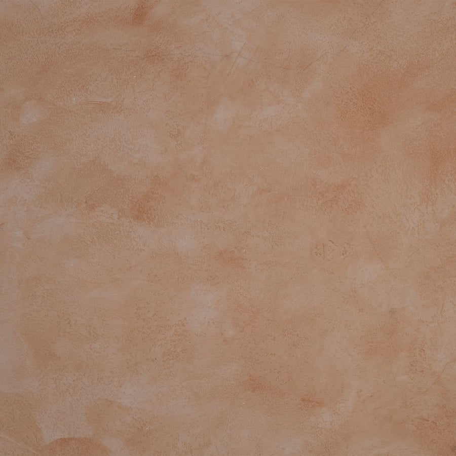 Textura de estuque com espátula, terra de Siena queimada