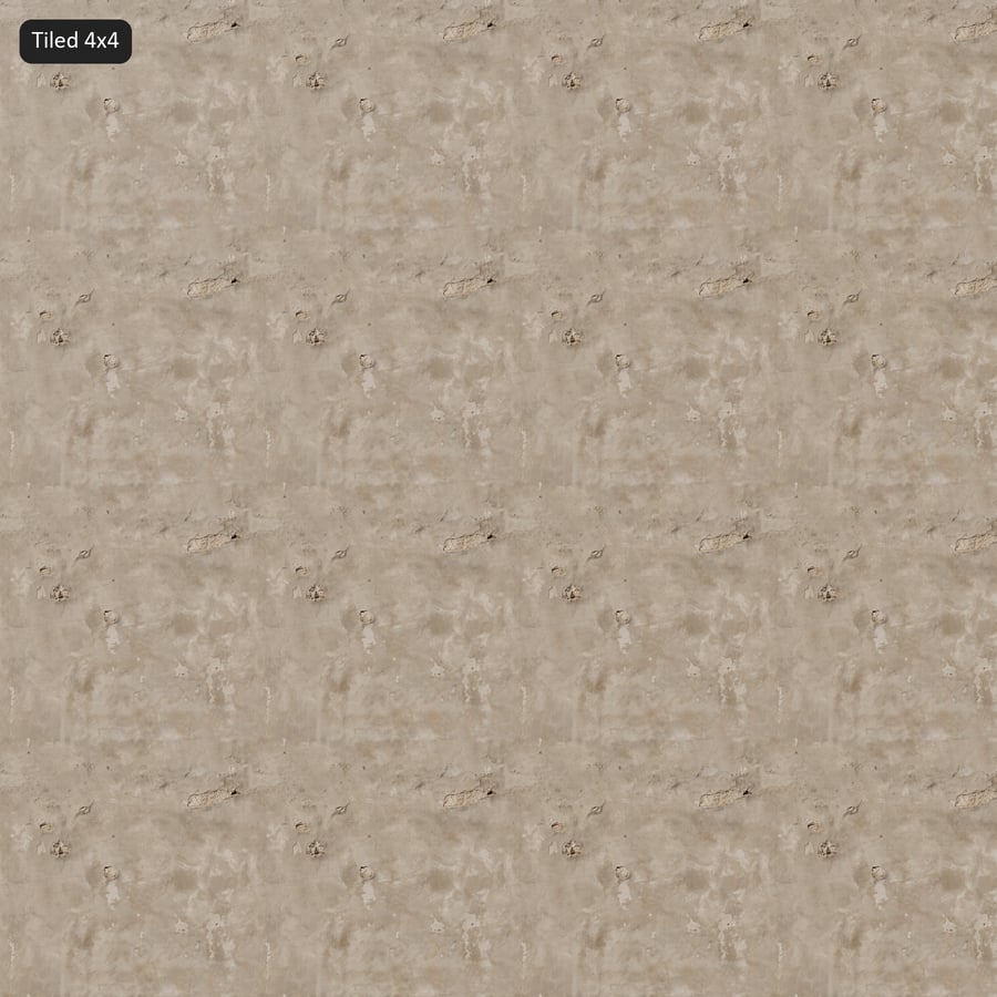 Abgesplitterter Mattputz Struktur, Beige