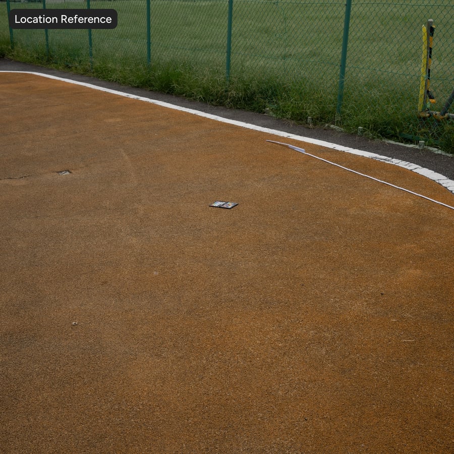 Lackierte Asphaltstruktur, gelb