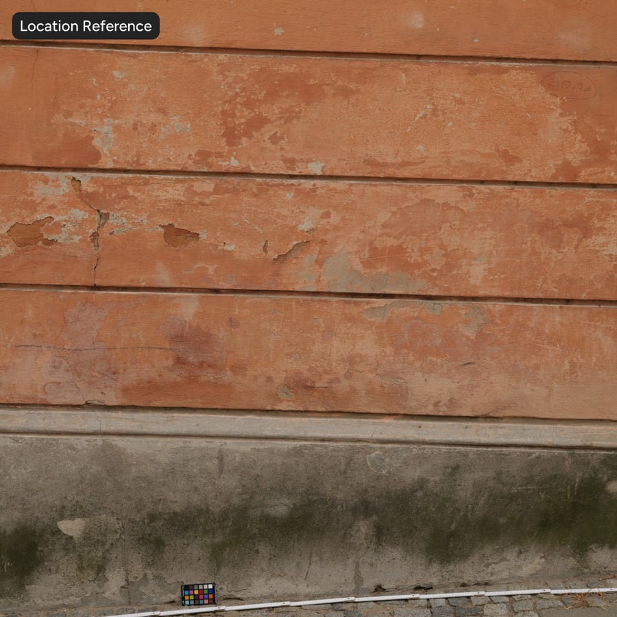 Abgenutzte breite Platte Gemaltes Pflaster Struktur, Blush Sand