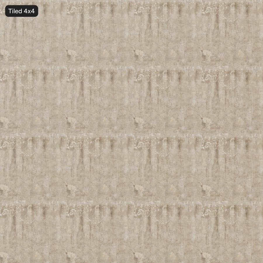 Versleten gipsstructuur, stoffig beige