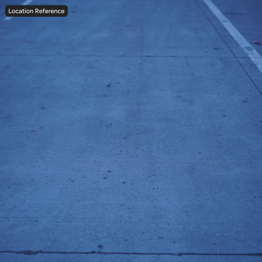 Dirty Grooved Concrete Ground Texture