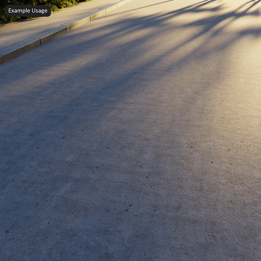Dirty Grooved Concrete Ground Texture
