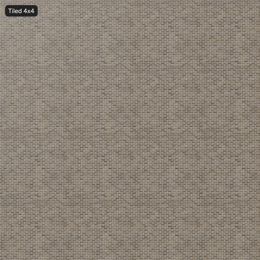 Reclaimed Running Bond Brick Wall Texture, Brown