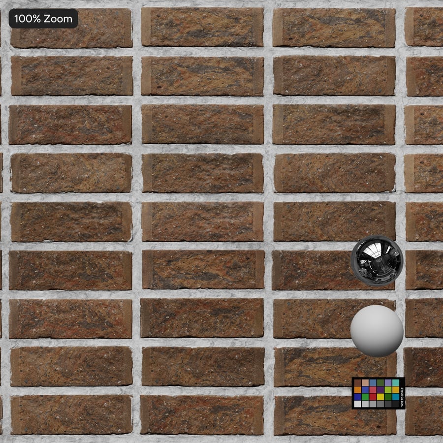 Splitface Stack Bond Brick Wall Texture, Taupe