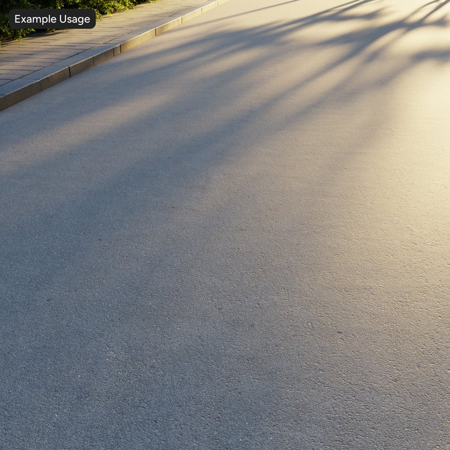 Glatte, matte Asphalttextur
