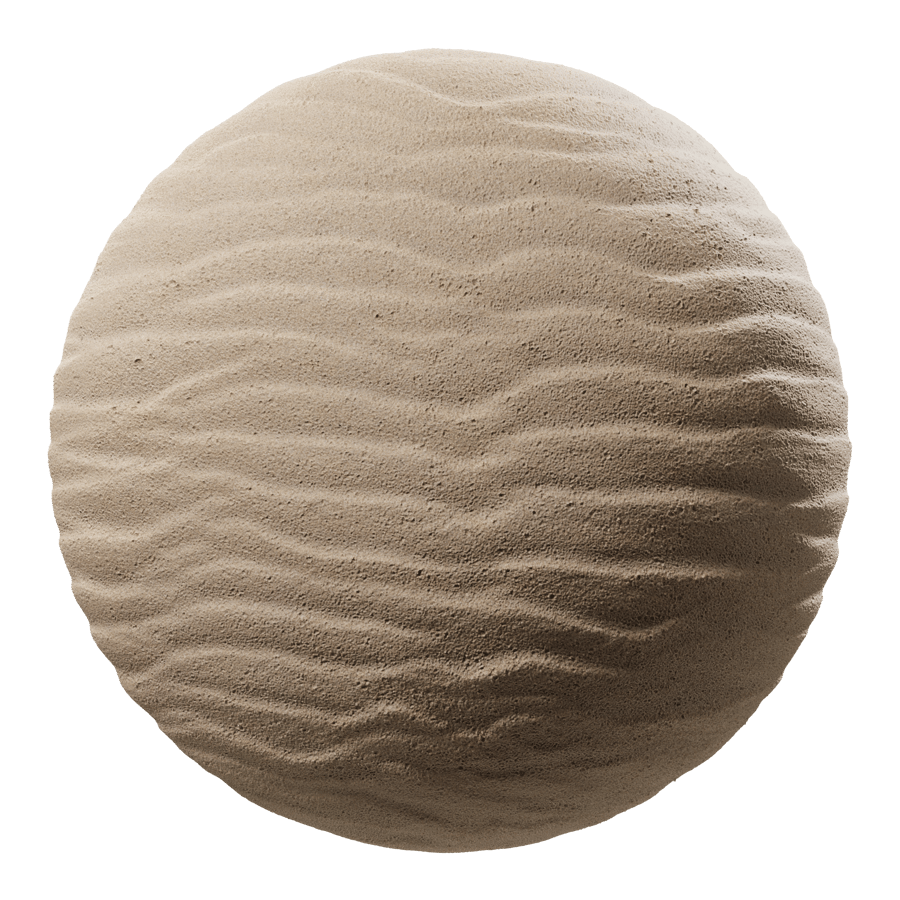 Wet Rippled Sand Texture