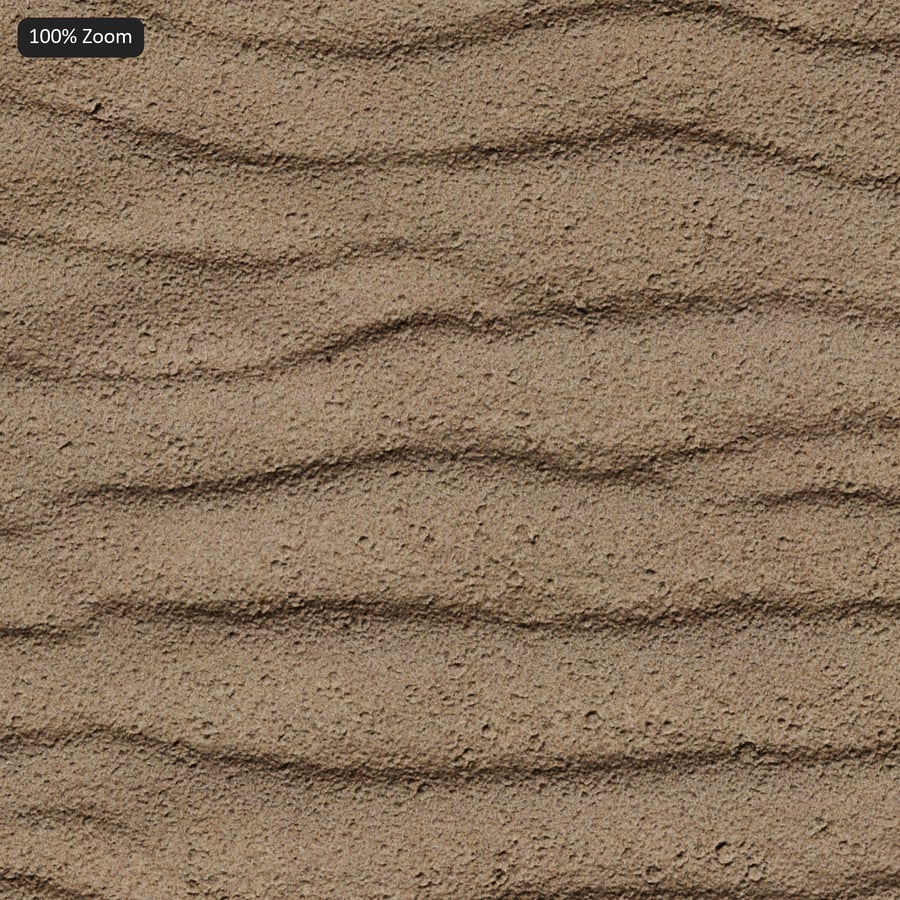 Wet Rippled Sand Texture