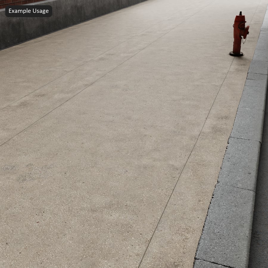 Textura de calçada de concreto com agregado rachado
